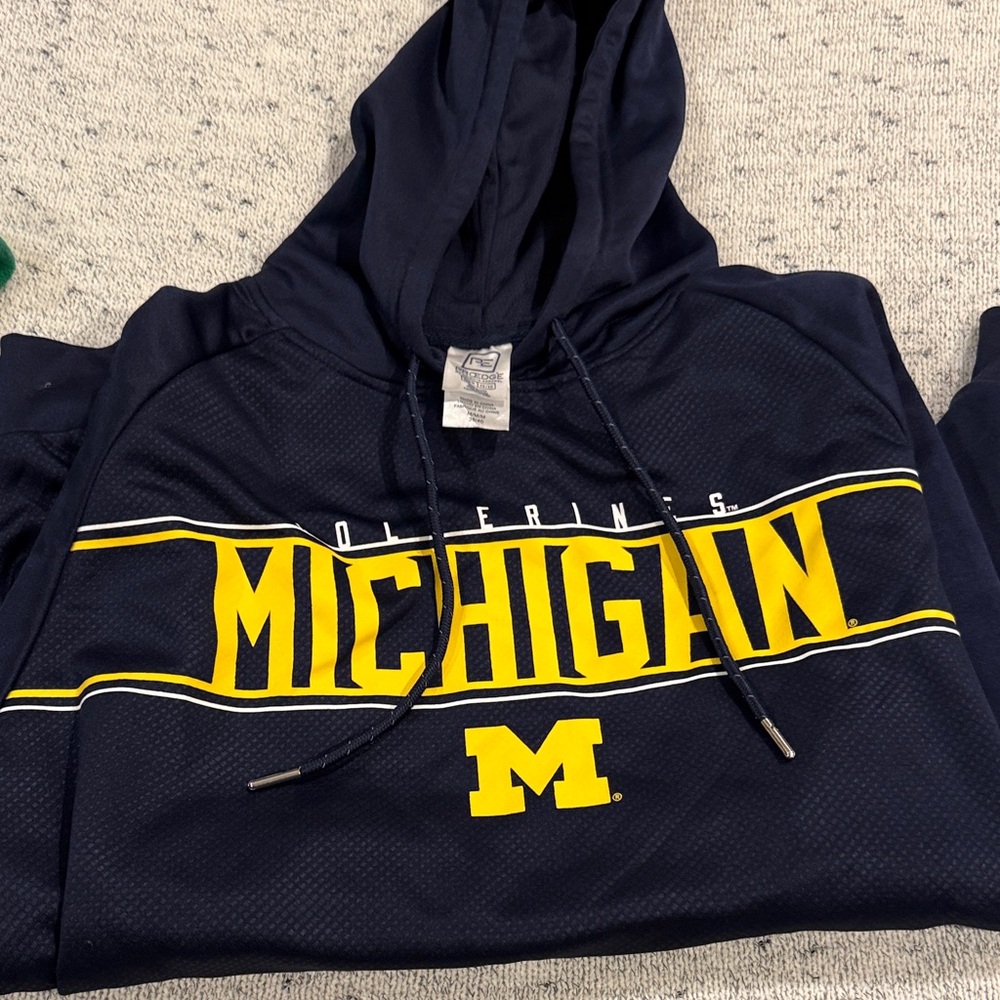 Pro Edge Navy and Yellow Hoodie